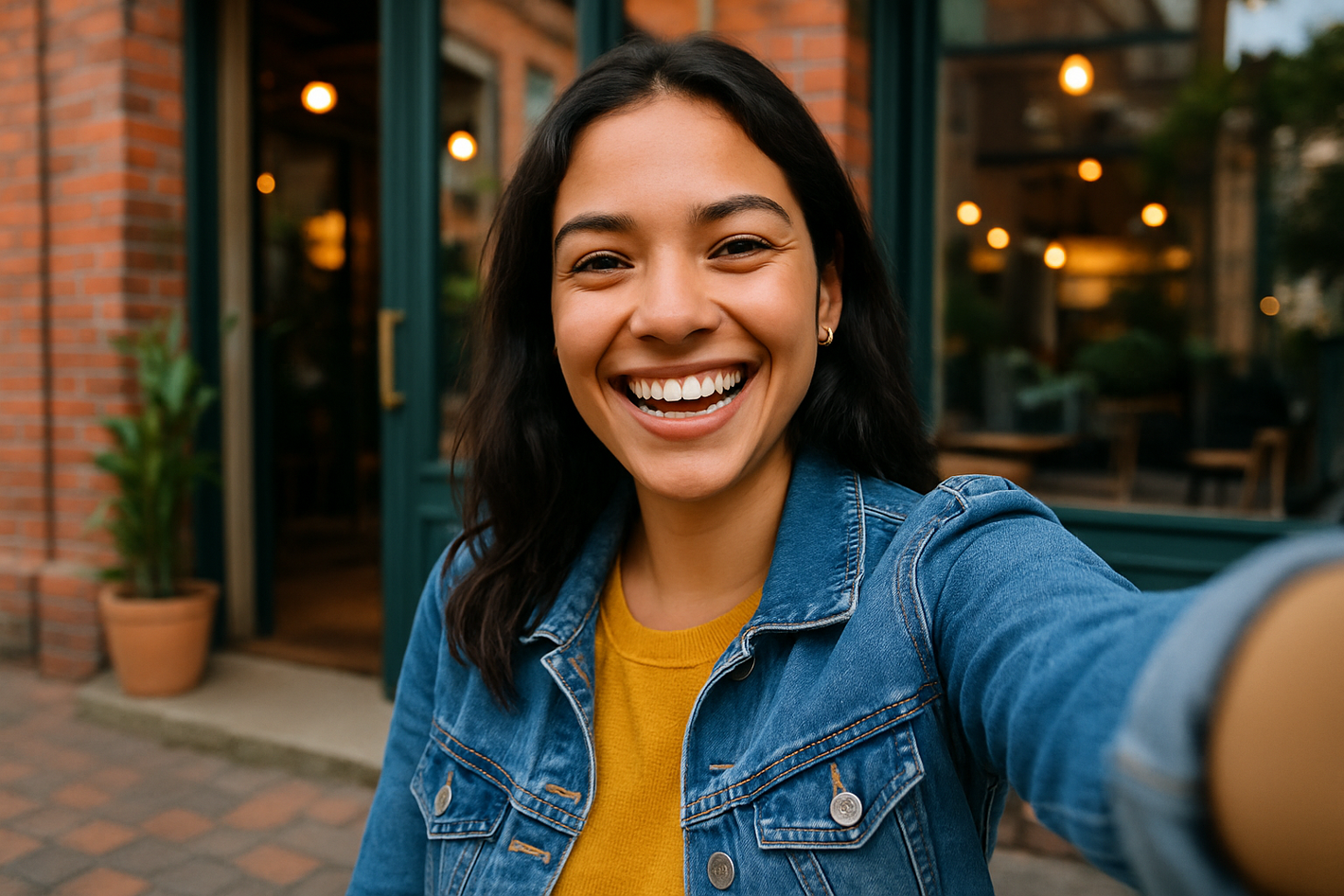 una chica de bogota colombia que se llama sandra feliz en una foto que podría ser de una red social