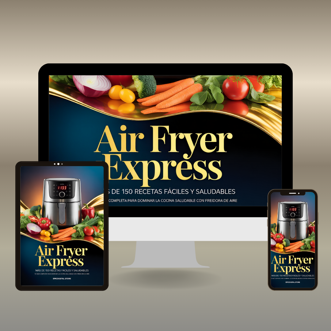 La colección definitiva de Air Fryer: +180 recetas fáciles, rápidas y saludables
