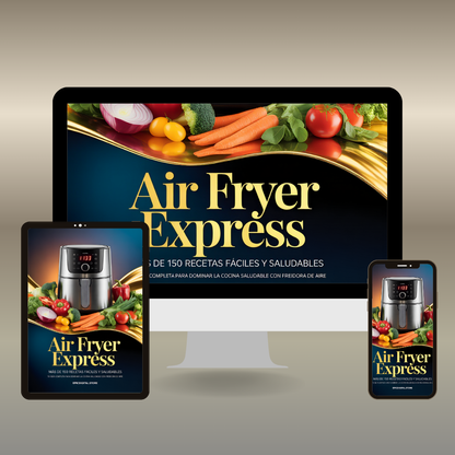 La colección definitiva de Air Fryer: +180 recetas fáciles, rápidas y saludables