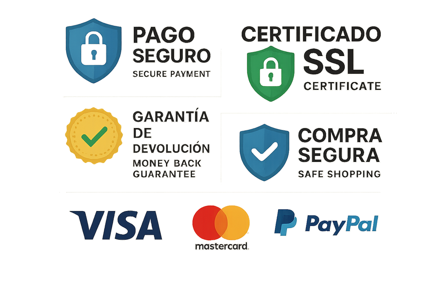 sellos de garantia y pago seguro